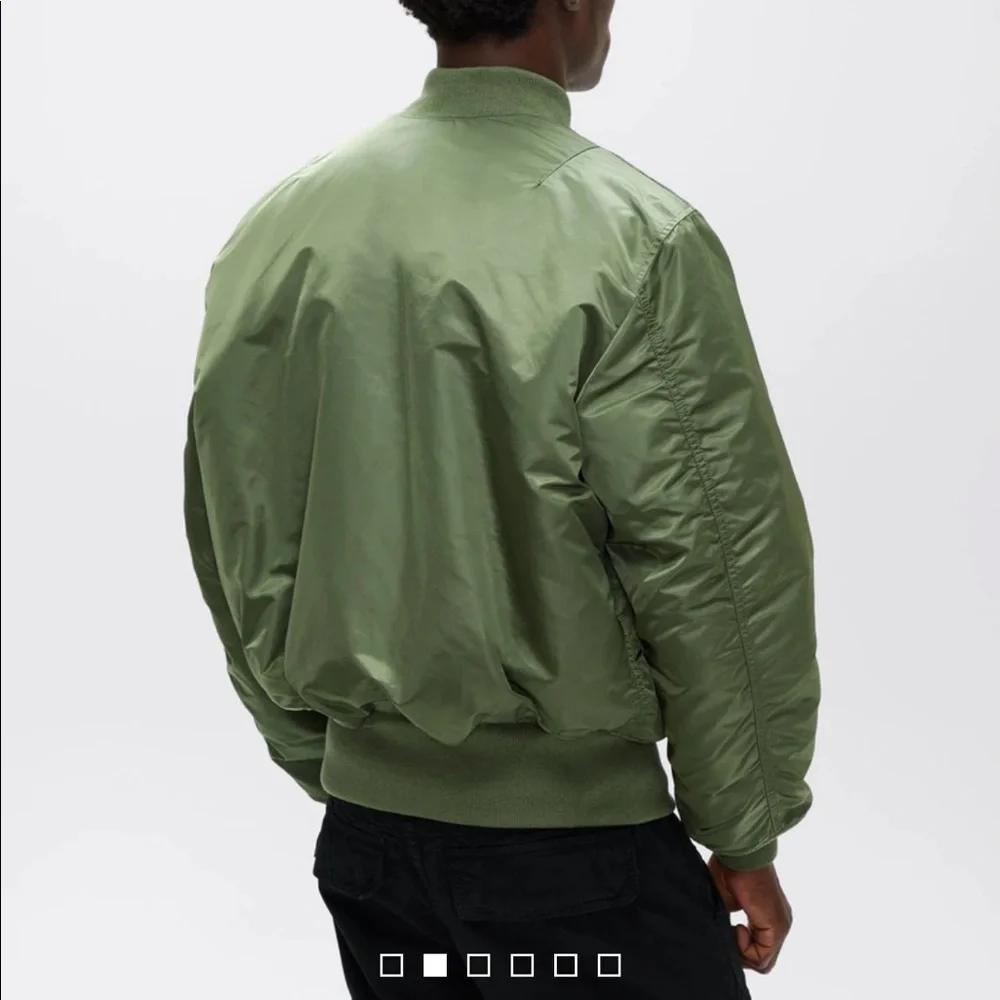 ALPHA INDUSTRIES MA-1 REVERSIBLE BOMBER JACKET 🔥 - Picture 3 of 16